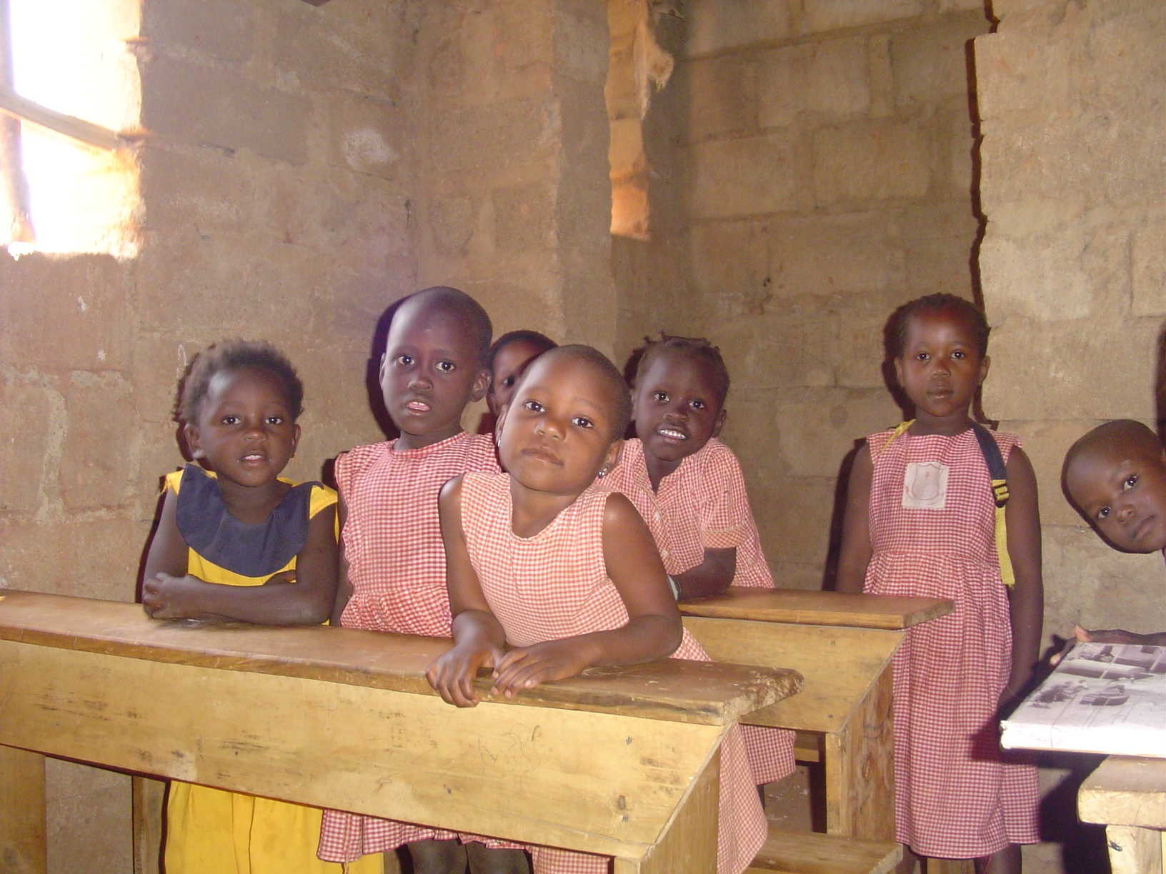 Skoleklasse i Uganda