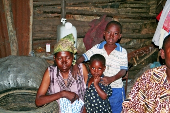 AIDS syg kvinde i Uganda